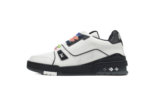 루이비통 트레이너 화이트 블랙 (Louis Vuitton Trainer White Black) 1A9ADA